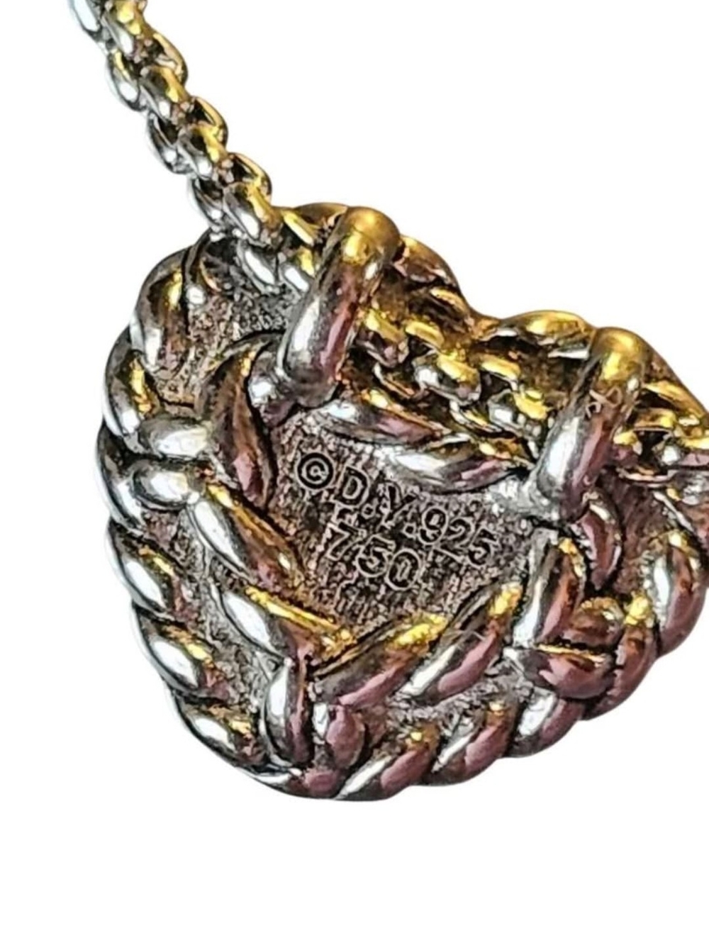 David Yurman Cable Collectibles Cookie Classic Heart Necklace - Picture 5 of 7